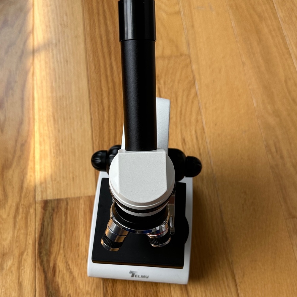 Telmu Beginner Black and White Microscope